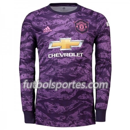 Camisetas Manchester United Portero Primera Equipacion 2019/2020 Manga Larga